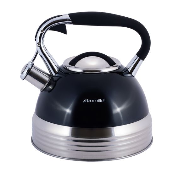 Чайник 2,7 л. из нержавеющей стали со свистком Kamille KM-0696