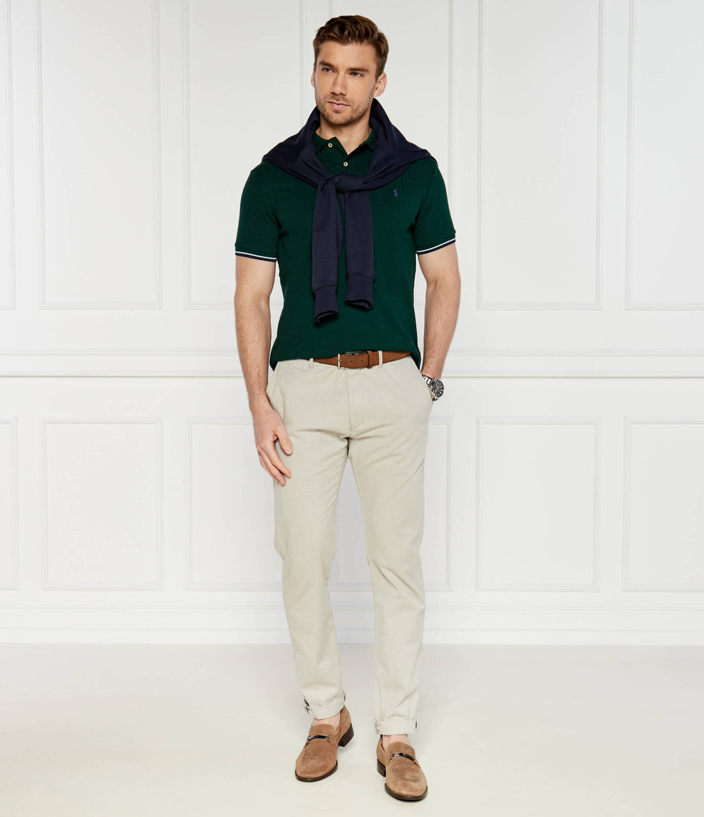 поло POLO RALPH LAUREN - темно-зеленый(710842621)