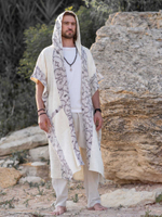 Накидка с капюшоном и орнаментом Аяуаска