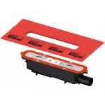 Дренажный канал TECE Drainprofile, 671010, 100 см, нержавеющая сталь глянцевая