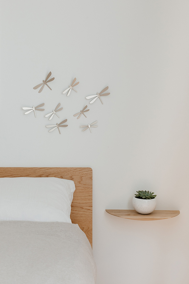 Декор для стен Wallflutter 8 элементов никель, Umbra