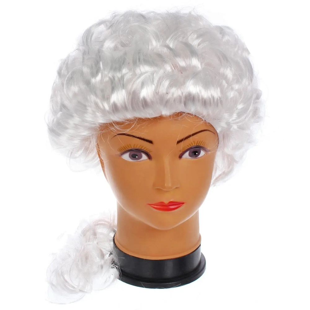 Парик карнавальный «Империя», Белый