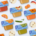 Gerber, 1st Foods®, детское питание, со вкусом чернослива, 2 шт. по 56 г (2 унции)
