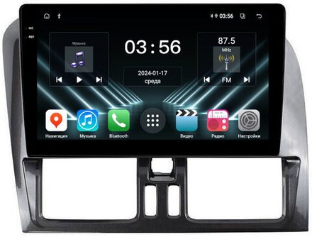 Магнитола для Volvo XC60 2014-2017 - FarCar DX1229M монитор 9.5" IPS на Android 13, 4+64Гб, CarPlay