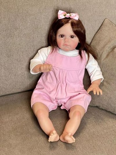 Кукла Реборн мягконабивная 60см в пакете (FA-088A)