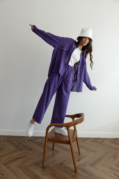 БРЮКИ ДЖЕЙЛА ФИОЛЕТОВЫЙ