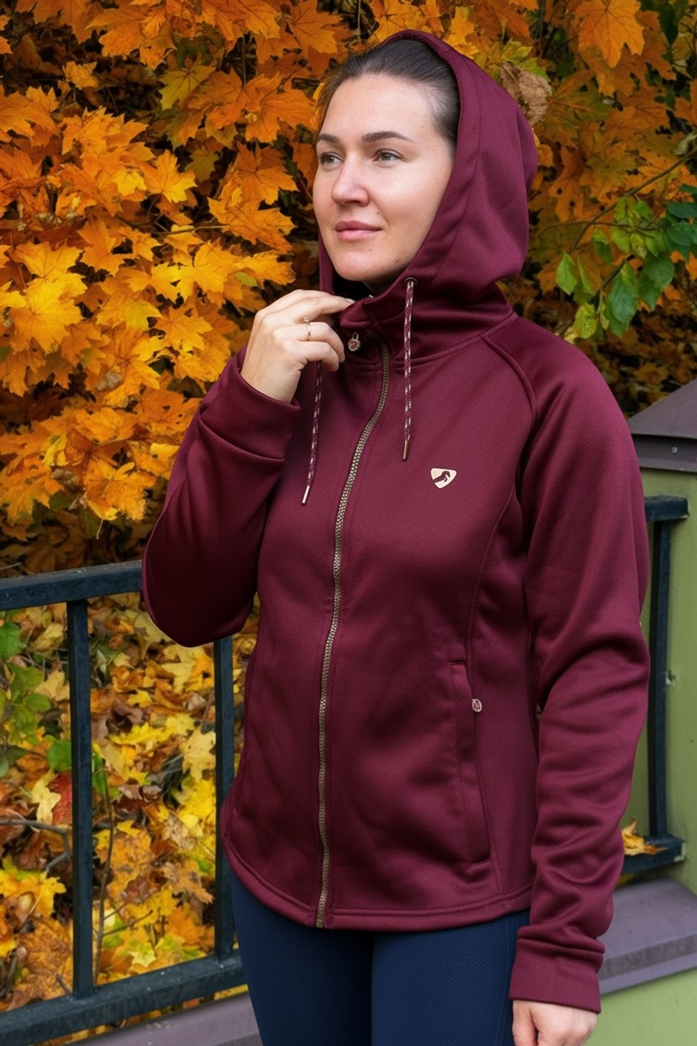 Толстовка на молнии Shires Aubrion Kilburn Wine Red