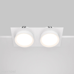 Встраиваемый светильник Maytoni Hoop DL086-02-GX53-SQ-W