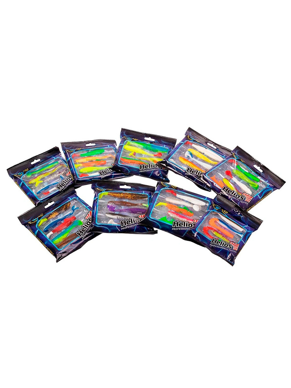 Набор приманок Helios Золотая Осень 5шт/упак SET#2 (HS-GA-SET2)