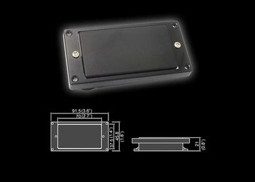 BH-31Bridge-BK Звукосниматель магнитный, хамбакер, бриджевый, черный, Belcat