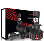 Автолампа LED МИНИ Н 7 к-т (вентилятор) NTS M80 LENS 90W 6300K 5000LM 12-24V (M80-H7-90W)