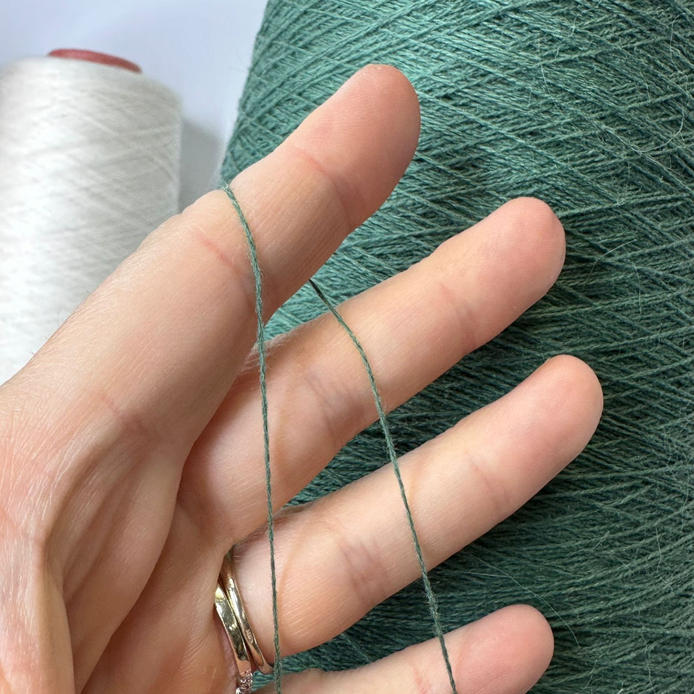 CASHMERE, Art. PCKA000 - CARIAGGI; 100% кашемир; 1400м/100гр; цвет: зеленый травяной