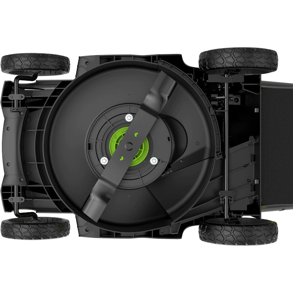 Аккумуляторная газонокосилка Greenworks GD40LM411K5 40В (1 x 5 Ач, Быстрое ЗУ) нож 41 см, 2521007U5F