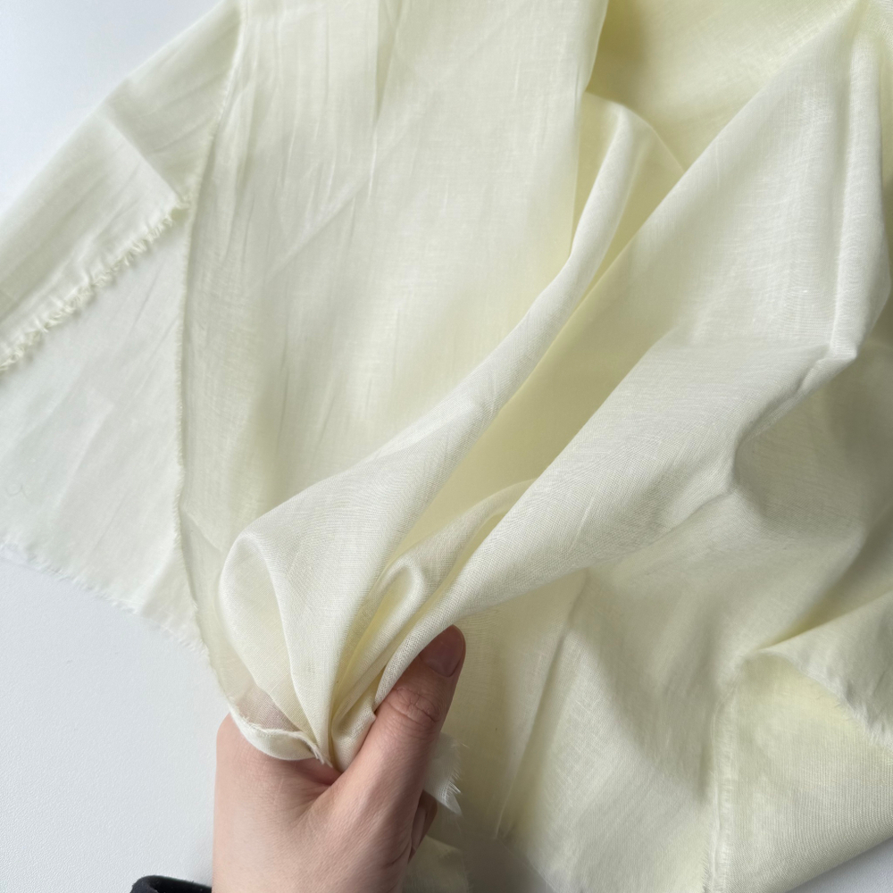 Батист подкладочный Сливочное масло (тонкий)