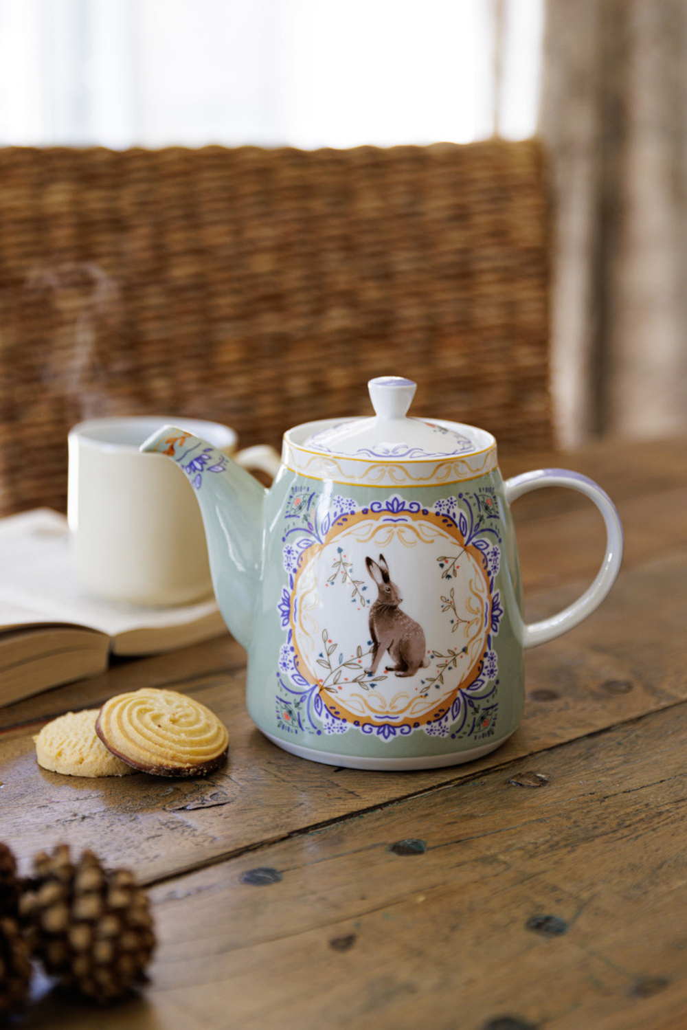 Kitchen Craft Чайник London Pottery 1л Заяц LPBLTPOT1LHAR