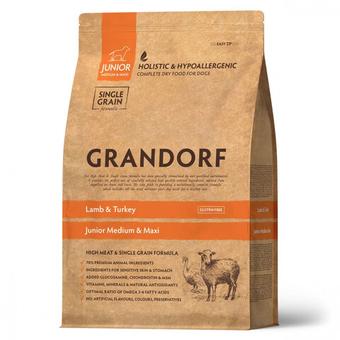 Сухой корм GRANDORF DOG Lamb&Turkey JUNIOR, ягненок с индейкой для юниоров всех пород 1кг