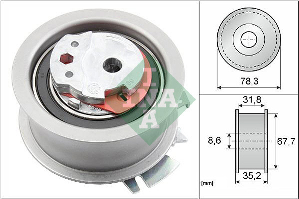 INA - 531062830-INA - Tensioner Pulley, timing belt