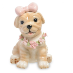 Собака с бантом