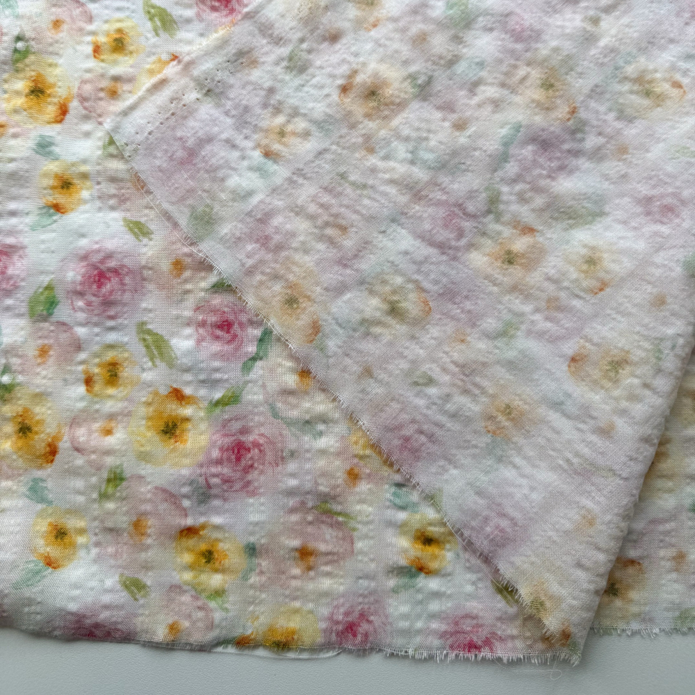 Батист Чайные розы