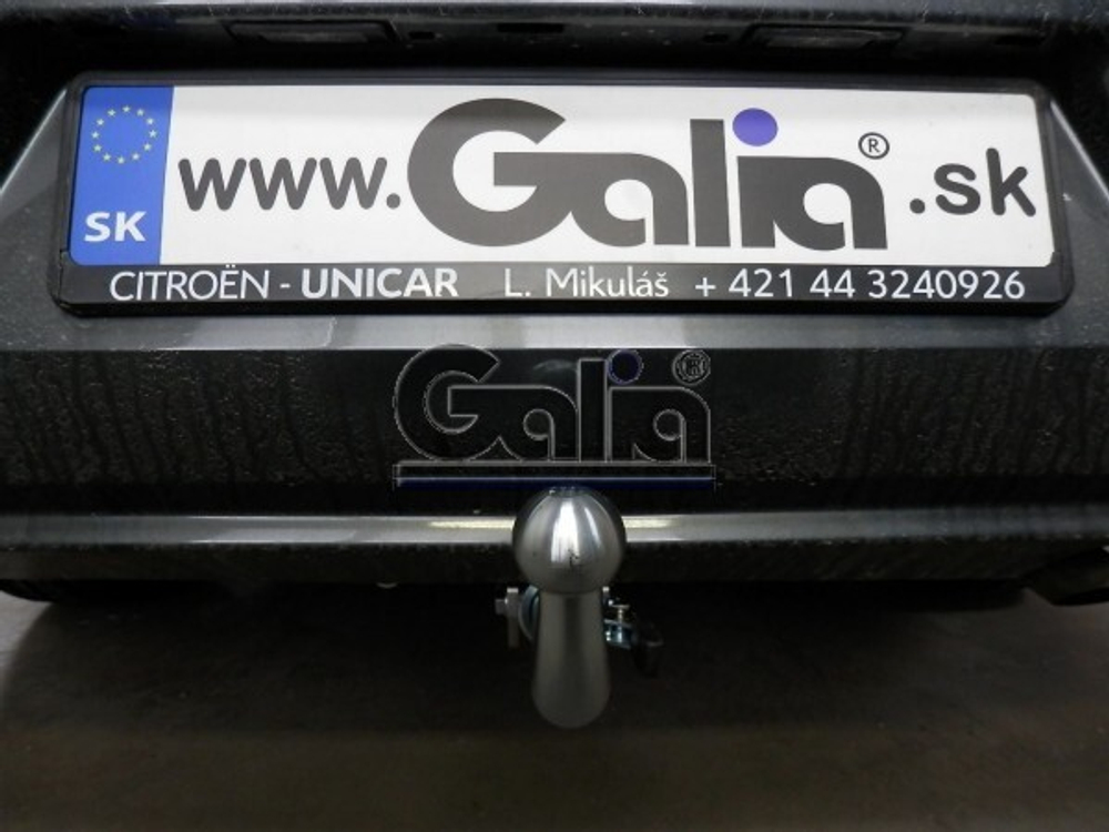 Фаркоп оцинкованный Galia C064C для Citroen C-Elysee 2013-, Peugeot 301 2013-(паспорт и сертификат в комплекте)(без электрики)