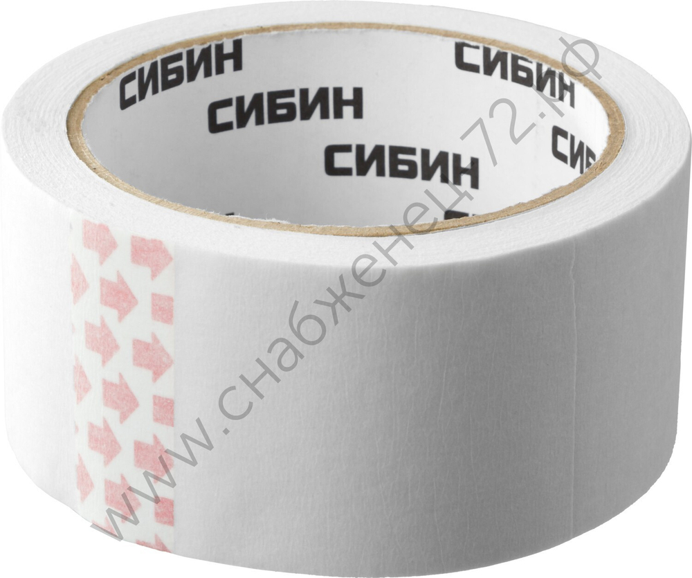 СИБИН 48 мм х 25 м, креповый, Малярный скотч (12111-50)
