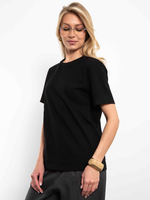 Футболка женская Kosmos (черная)