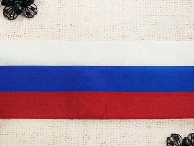 Лента декоративная флаг России, ш. 4,7-5 см