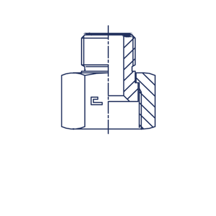 Соединение PR D20-16 ORFS 1.3/16 - ORFS 1