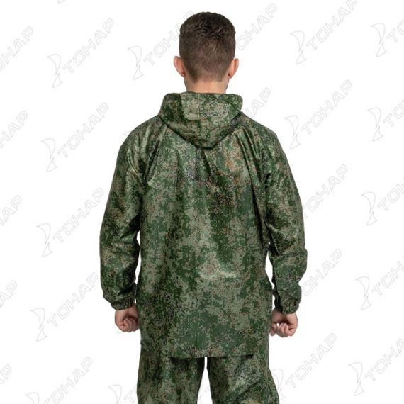 Костюм ветровлагозащитный Походный, цв.КМФ Цифра PU 5000 р.58 (T-KS-VVZ-4XL-PU 5-001) Helios