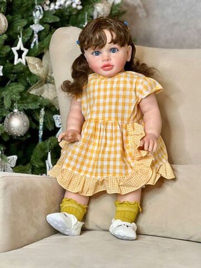 Кукла Реборн мягконабивная 65см в пакете (FA-509)