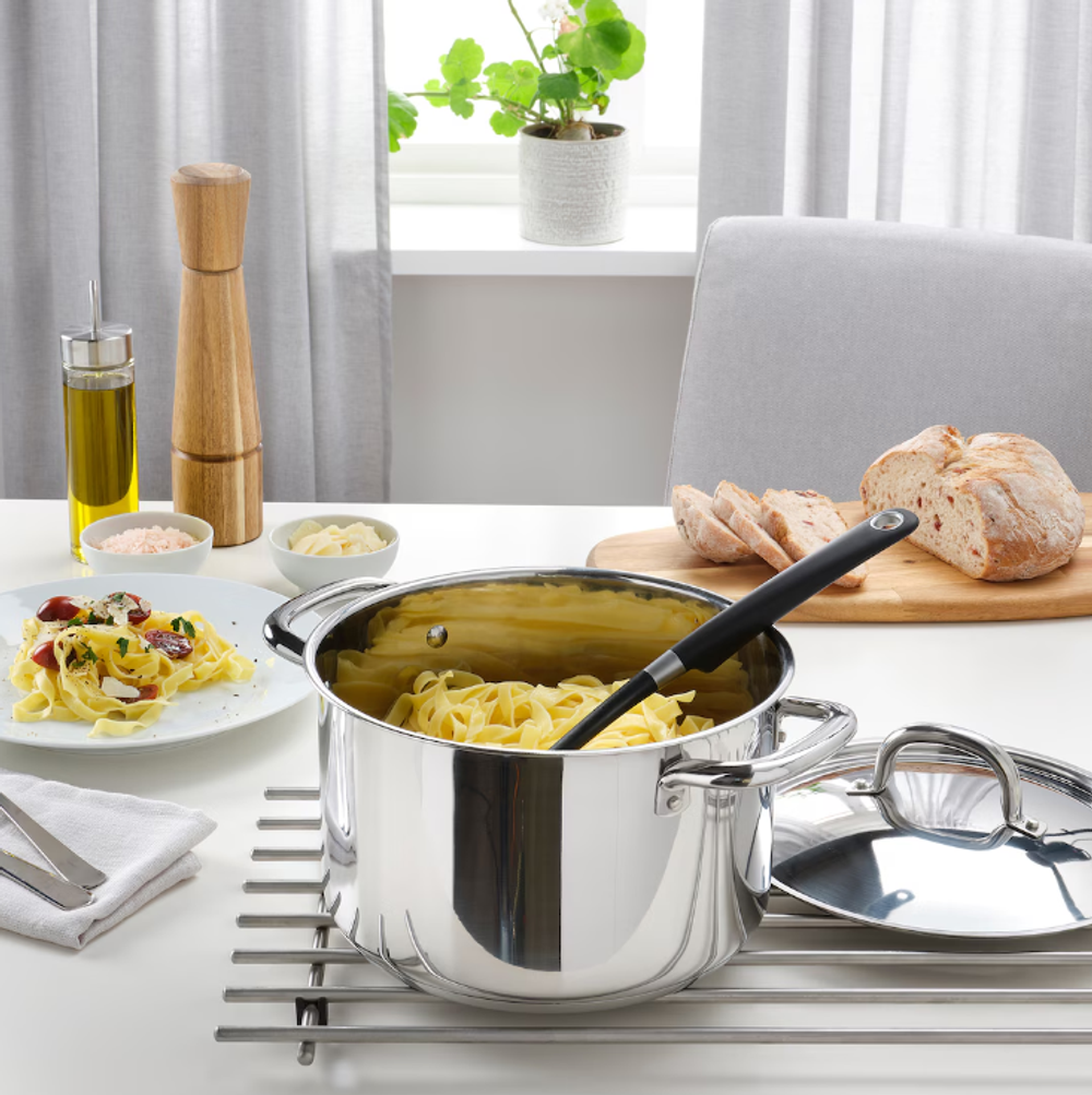 ИКЕА 365+ IKEA 365+ Кастрюля 5 литров с крышкой, нерж. сталь