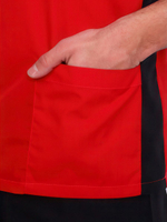 Туника медицинская мужская СтильБ 239ТСК, красный, 48