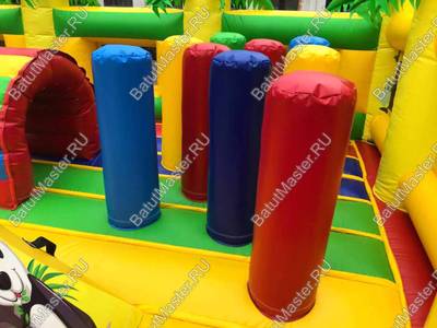 Коммерческий надувной батут Сафари-Тигр с принт печатью