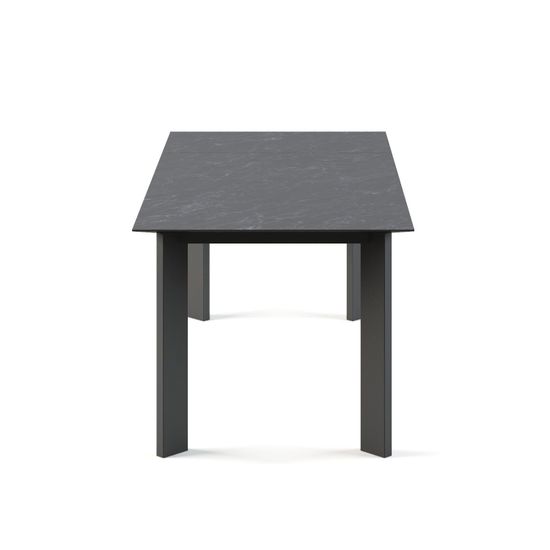 Стол раскладной Track (160+50), керамика черная