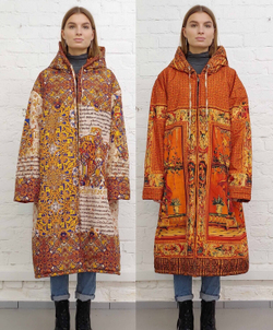 Двустороннее пальто-парка