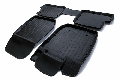Коврики резиновые в салон 3D PREMIUM для Renault Sandero (2009-2014) SRTK.PR.RN.SAND.09G.02X35