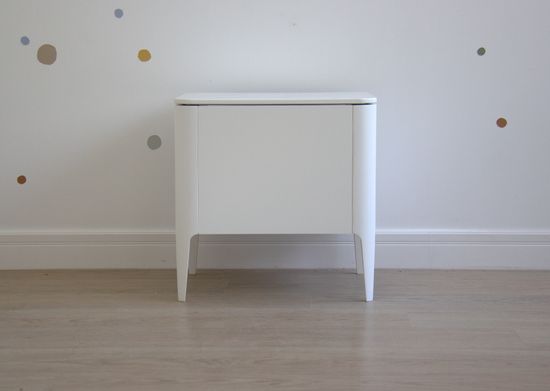 Тумба прикроватная Type 1 полка 1 ящик ширина 50 см (белый)