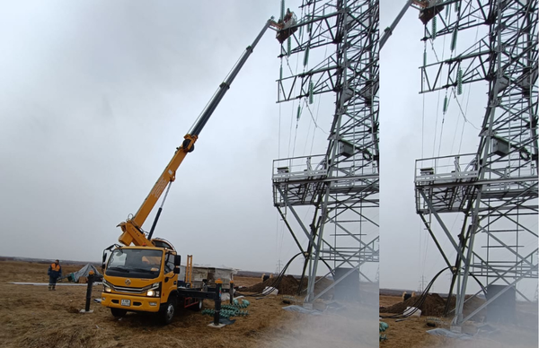 Наш проект: Монтаж линий электропередачи