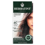Herbatint, Стойкая гель-краска для волос, 6C, темно-пепельный блонд, 135 мл (4,56 жидк. Унции)