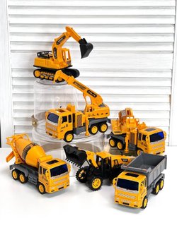 Набор машинок и спецтехники 6 машинок (201603951)