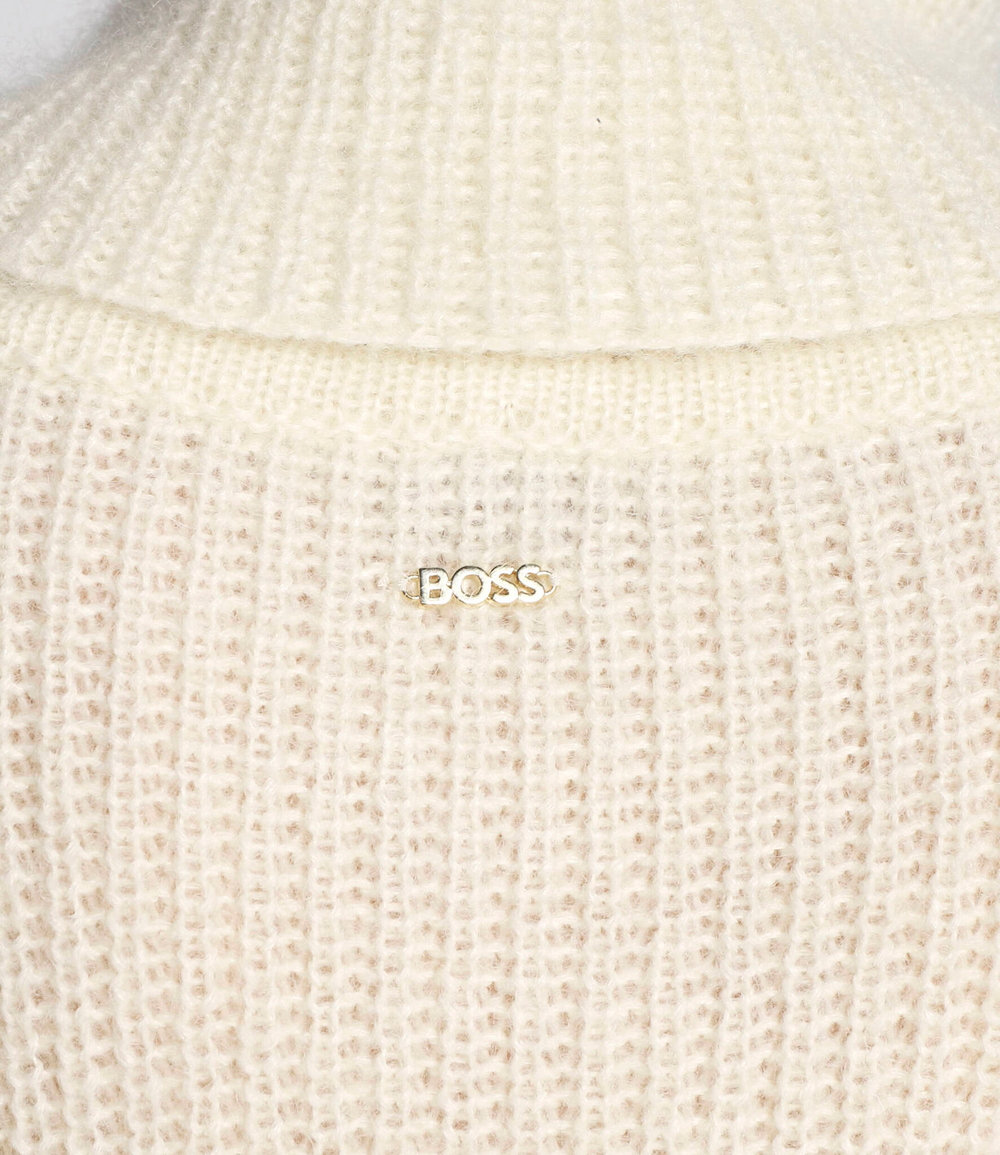 Хлопковый гольф. BOSS BLACK - кремовый(50482641)