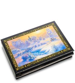 Народные промыслы ШК-11/54-C Шкатулка в технике декупаж (11х16х4)