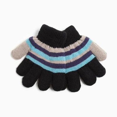 Перчатки чёрный/бежевый, р-р 14. 9147123/А.S204-M, 1 шт.