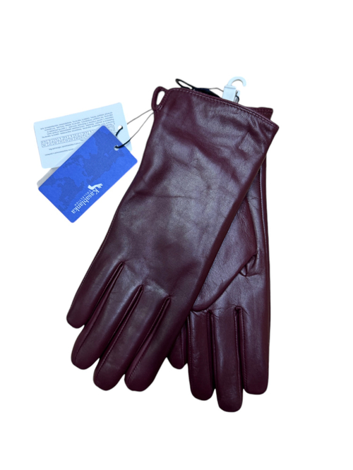 Перчатки.Женские.Кожаные.Люкс качества. Подклад: трикотаж-шерсть.5 шт в упаковке.