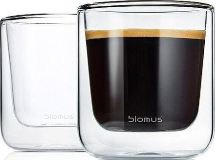 Набор чашек Blomus Nero, 2 предмета, 200 мл, стекло