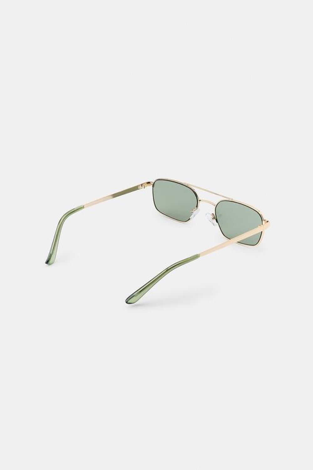 ZARA ПРЯМОУГОЛЬНЫЕ СОЛНЦЕЗАЩИТНЫЕ ОЧКИ В МЕТАЛЛИЧЕСКОЙ ОПРАВЕ, ЗОЛОТИСТЫЙ