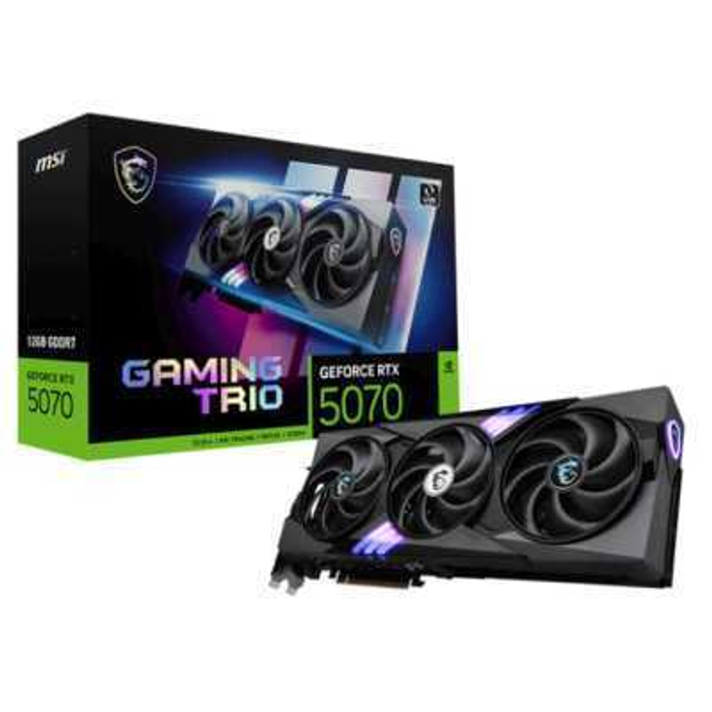 Видеокарта MSI nVidia GeForce RTX 5070 12G Gaming Trio