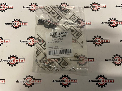 Шпилька крепления турбины к глушителю (M10х37 мм) | 826/11384 | JCB