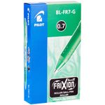 Ручка гелевая стираемая Pilot "Frixion" зеленая, 0,7мм, 1шт