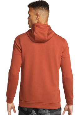 Мужская теннисная кофта Nike Dri-Fit Hoodie Full Zip - rugged orange/black